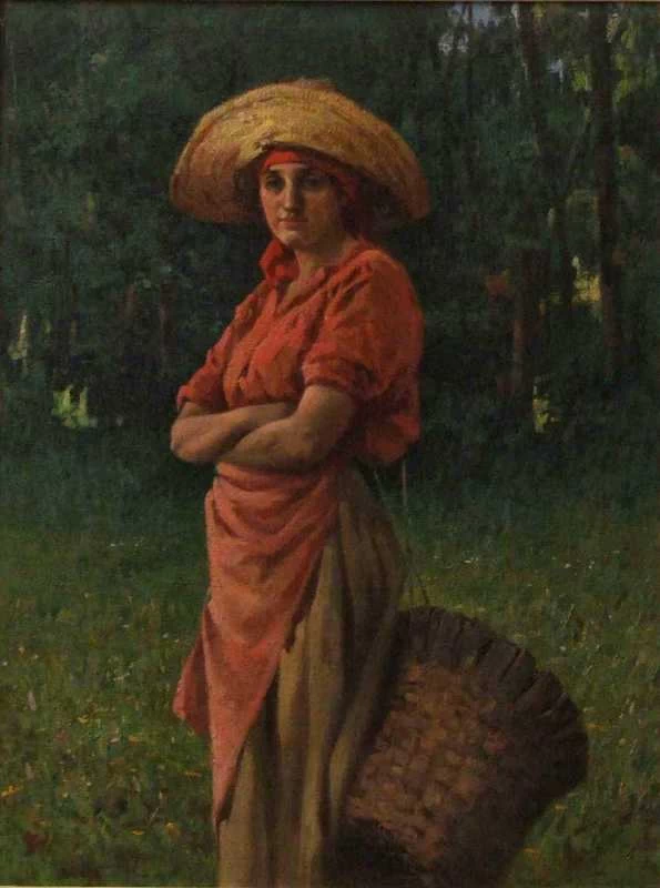 Angiolo - Ritratto di donna con gerla, Fondazione Livorno